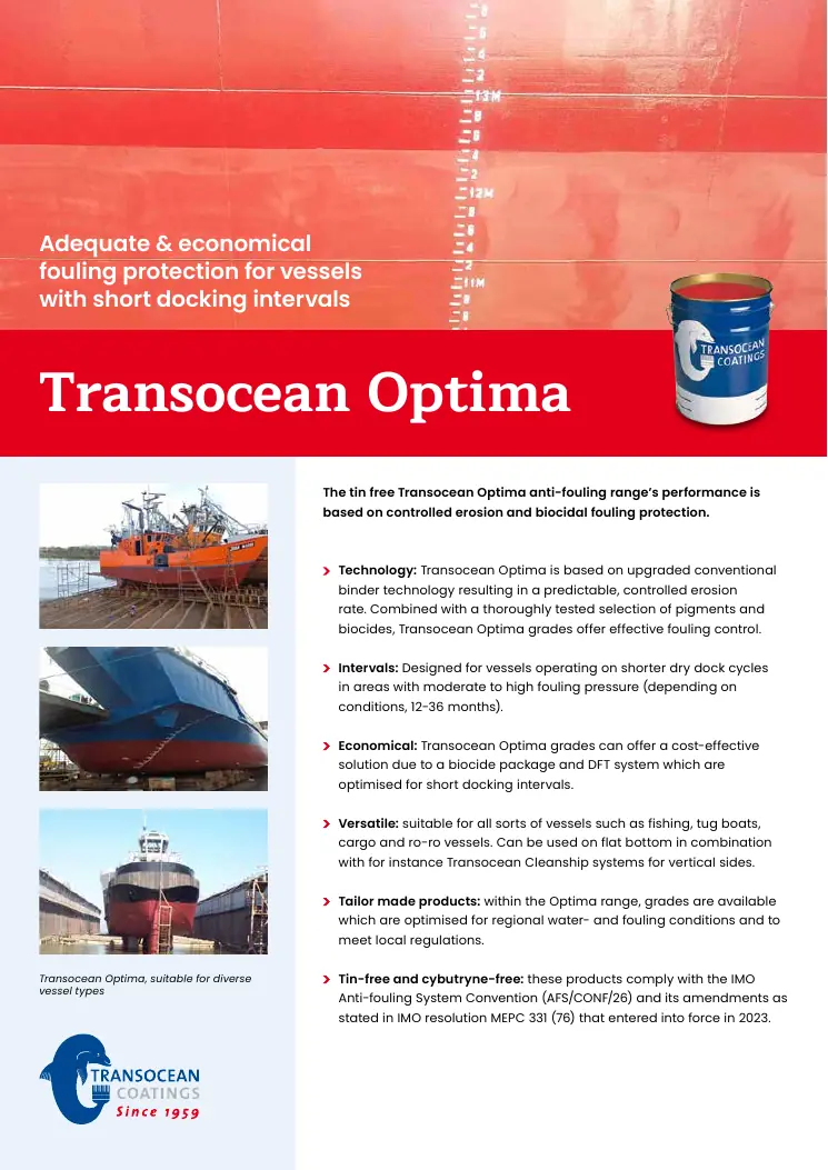 Optima official product flyer