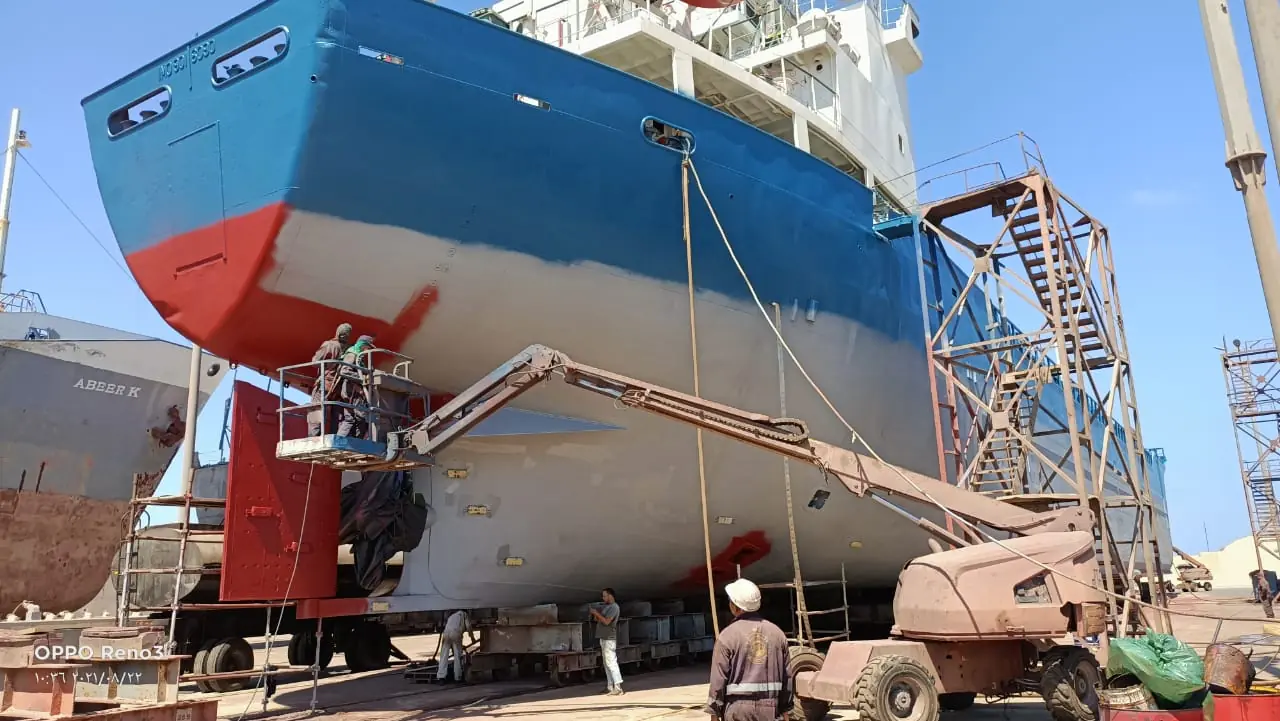 Dry-dock maintenance work in 2021