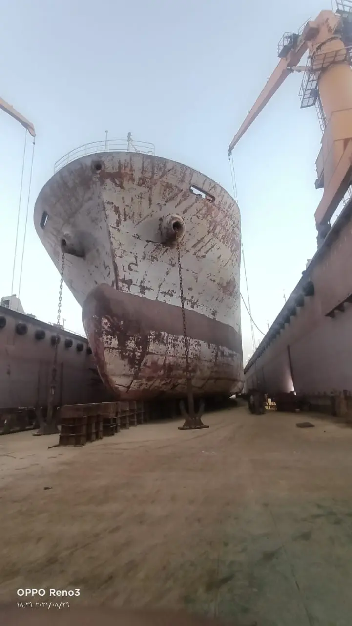 Raw hull front before coating
